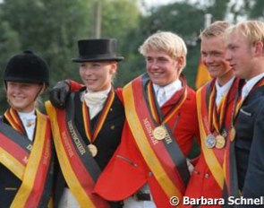 The 2008 German dressage and show jumping champions