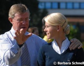 Master of ceremonies Stan Nat and Annabel Frenzen