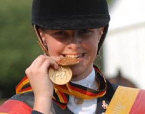 Sanneke Rothenberger wins her second gold medal at the 2008 German Championships