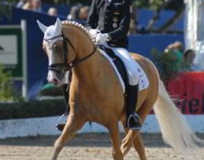 Sönke Rothenberger and Deinhard B win silver at the 2008 German Pony Championships
