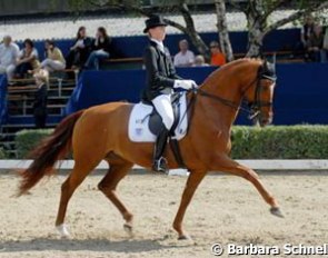 Brother Sönke finished fourth in the junior riders division with Wolke Sieben