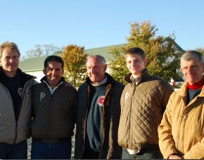 Gerd Heuschmann, Cesar Parra, Klaus Balkenhol, and Christian Carde far right at the symposium