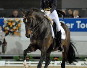 Kathleen Keller and Florestan won the "Preis der Zukunft", a young riders competition held annually in Munster