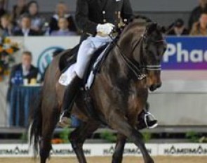 Wolfram Wittig on his home bred Berkeley W (by Breitling W)