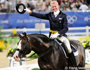 Jan Brink and Briar at the 2008 Olympic Games