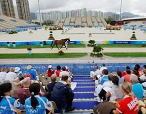 The vet inspection at the 2008 Olympic Games