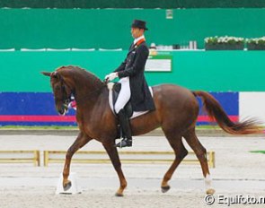 Hans Peter Minderhoud and Nadine at the 2011 CDIO Rotterdam :: Photo © Equifoto.nl