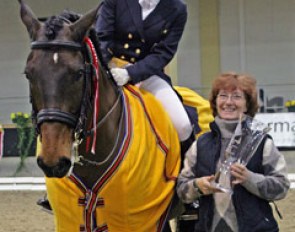 Karen Tebar wins at the 2008 CDI Stadl Paura