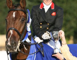 Maria Eilberg and Two Sox win the 2008 British Championships :: Photo © Caroline Finch