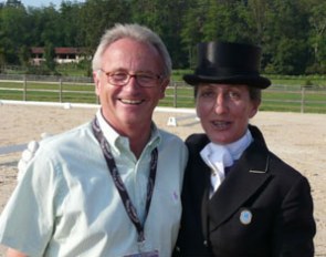 Jurgen Koschel and Swiss number one Grand Prix rider Silvia Ikle