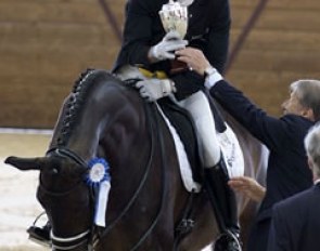 Pierluigi and Flourian during the award ceremony