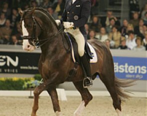 Jan Brink on Bjorsells Briar at the 2008 World Cup Finals :: Photo © Astrid Appels