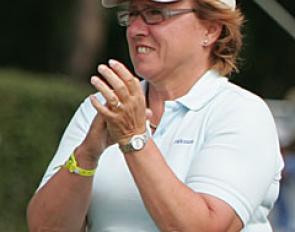 Ann Westling at the 2008 World Young Horse Championships in Verden :: Photo © Astrid Appels