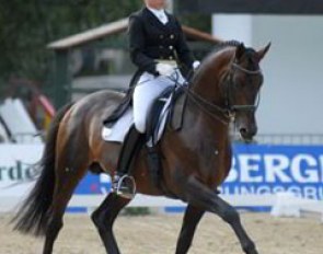 The Grand Prix was won by Dorothee aboard Kaiserkult, the Trakehner licensed stallion with whom she won the Bundeschampionate when he was a six-year old