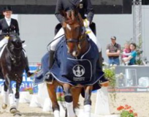 Isabell Werth and El Santo NRW win the Wickrath Nurnberger Burgpokal Qualifier