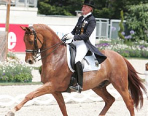 Heike Kemmer and Bonaparte at the 2009 CDIO Aachen :: Photo © Astrid Appels
