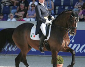 Anna Merveldt and Coryolano at the 2009 CDIO Aachen :: Photo © Astrid Appels