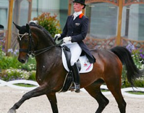 Imke Schellekens and Sunrise at the 2009 CDIO Aachen :: Photo © Astrid Appels