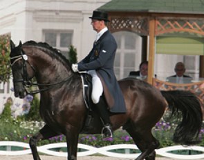 Stefan van Ingelgem and Withney at the 2009 CDIO Aachen