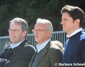 Kristian Sprehe's father, Jurgen Koschel, Christoph Koschel. Piaff Forderpreis rider Kristina Sprehe has switched coaches and is training with Jürgen Koschel now.