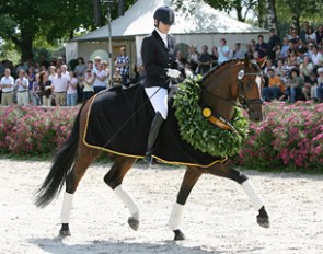 Manolo (by Metteur), the Baden Württemberg Champion  of the 2009 Marbach Licensing