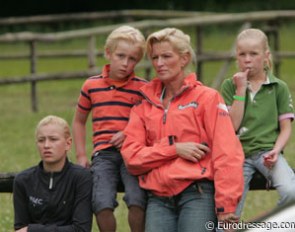 The Fokker family watching some tests.