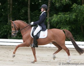 Two Dutch riders were in Bonn. This is Bo Kragtwijk on Lasco...