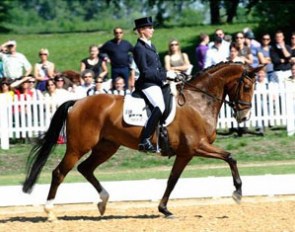 Jessica Werndl on Landliebe (by Londonderry x Lehnsherr x Graf Dagobert)