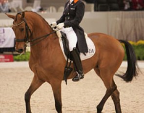 Leida Collins-Strijk, who is former Dutch EC team bronze medallist, with On Top