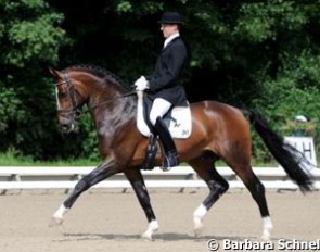 Werth's in-house rider Matthias Bouten on Flatley