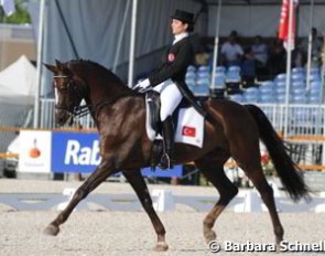 Turkish rider Yasmin Kap on Royal Kid