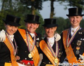 German Golden Juniors: Maria Charlott Schürmann, Nicola Krause, Louisa Lüttgen, Sanneke Rothenberger