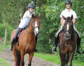 Turkish riders: Yasmin Kap on the right