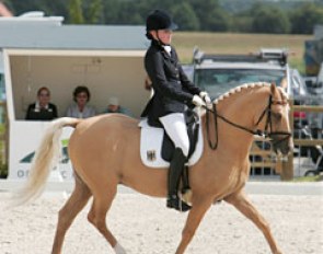 Katharina Weychert and Golden Derano C: silver medal