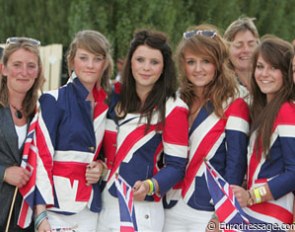 The British team looking great in their outfits!