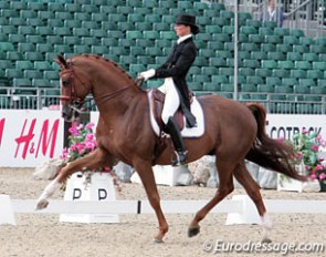 Minna Telde and Don Charly at the 2009 European Championships in Windsor :: Photo © Astrid Appels