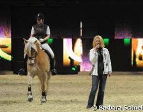 Martina Heesen and her Haflinger pony Wildfang