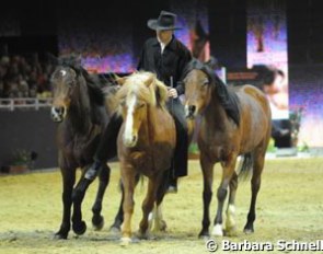 Honza Bláha's horsemanship act is very charming