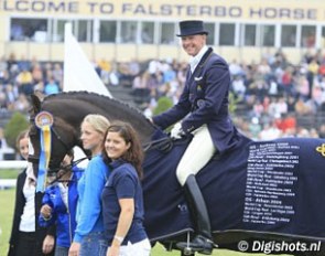 Jan Brink and Briar officially retire at the 2009 CDI Falsterbo :: Photo © Leanjo de Koster