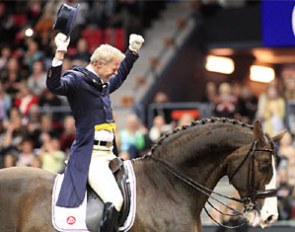 Jan Brink and Briar at their last show of their competition career as a combination