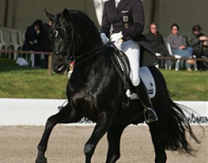 6th Place: Carola Koppelmann on the gorgeous Insterburg TSF (by Hohenstein x Giorgio Armani)