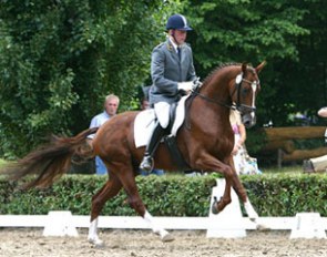 Eckart Wrede and Don Presidente at the 2009 Lower Saxon Championships