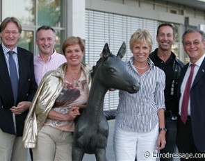 The 2009 FEI Dressage Task Force, consisting of Frank Kemperman, Richard Davison, Elisabeth Max-Theurer, Kathrina Wust, Robert Dover and Alain Francqueville :: Photo © Astrid Appels
