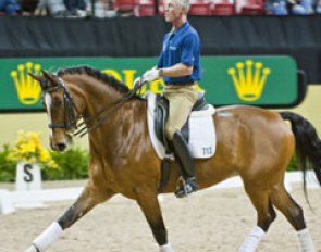 Wild card recipient Jan Ebeling on Rafalca, a 12-year old Oldenburg mare by Argentinus