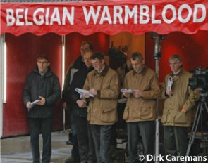 The BWP licensing committee at the 2009 Belgian Warmblood Stallion Licensing in Moorsele :: Photo © Dirk Caremans