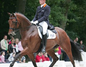 Sander Marijnissen on his eponymous horse Sander