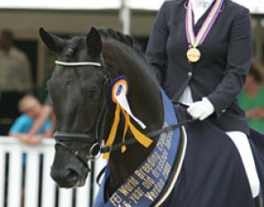 Emmelie Scholtens and Westpoint win the 2009 World Championships for Young Dressage Horses :: Photo © Astrid Appels