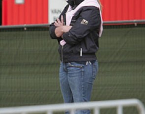 It was disappointing that only one German rider competed in Weert. Pictured is Ellen Schulten Baumer who came over to train her student Ann Kristin Dornbracht
