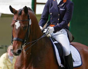 Chantal van Lanen and Revival at the 2009 CDI-YR Weert :: Photo © Astrid Appels