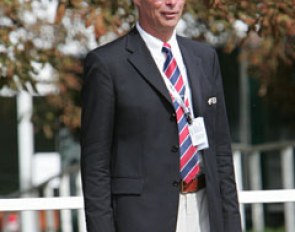 FEI Dressage Director Trond Asmyr keeping an eye on things
